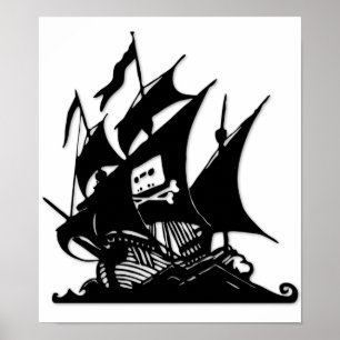 De Pirate Bay-Logo Poster
