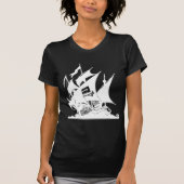 De Pirate Bay-Logo verscheept T-shirt (Voorkant)