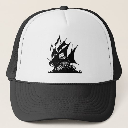 De Pirate Bay-Logo verscheept Trucker Pet (Voorkant)