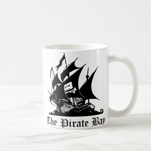 De Pirate Bay-Mok Koffiemok (Rechts)
