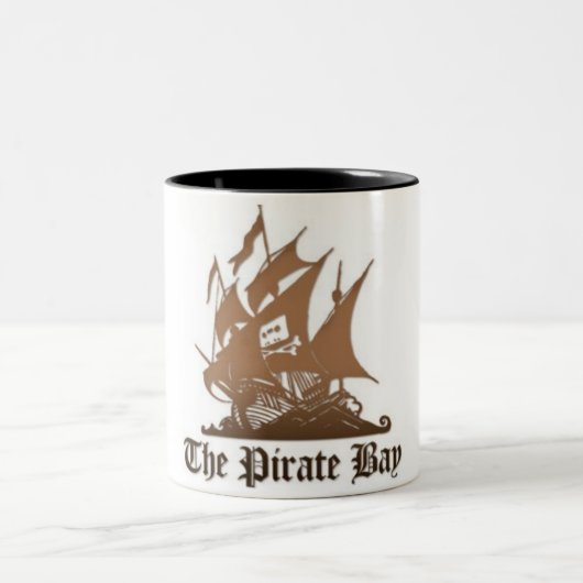 De Pirate Bay-Mok Tweekleurige Koffiemok (Center)