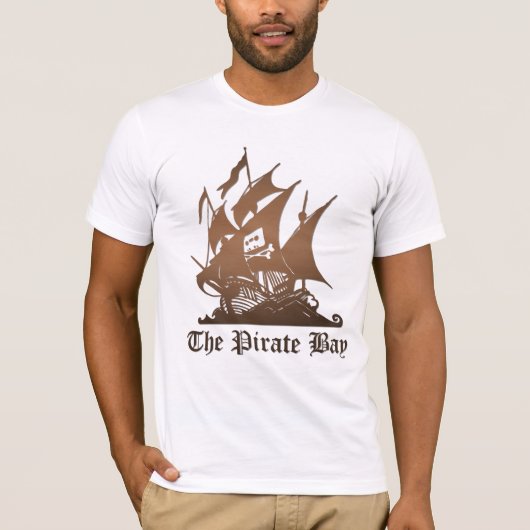 De Pirate Bay - Oorspronkelijke Logo T-shirt (Voorkant)