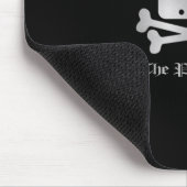 De Pirate Bay Silver Cross Bone Logo Muismat (Hoek)