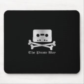 De Pirate Bay Silver Cross Bone Logo Muismat (Voorkant)