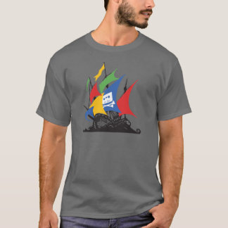 De pirate Google Dark Apparel-Mannen T-Shirt