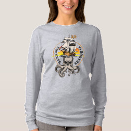 De Pirate of Seaborne (BLK) | Dames lange mouw T-shirt