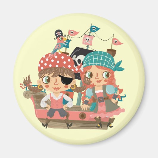 De Piraten van Girly Magneet (Voorkant)