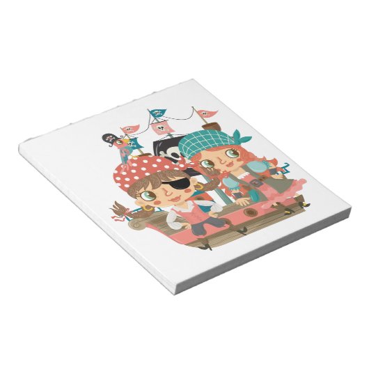 De Piraten van Girly Notitieblok (Schuin)