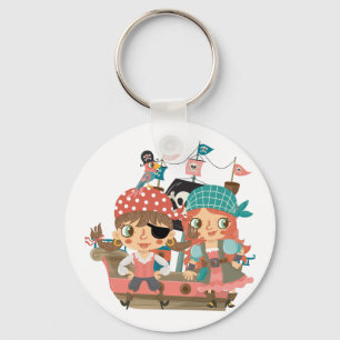 De Piraten van Girly Sleutelhanger