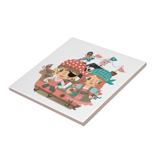 De Piraten van Girly Tegeltje (Zijkant)