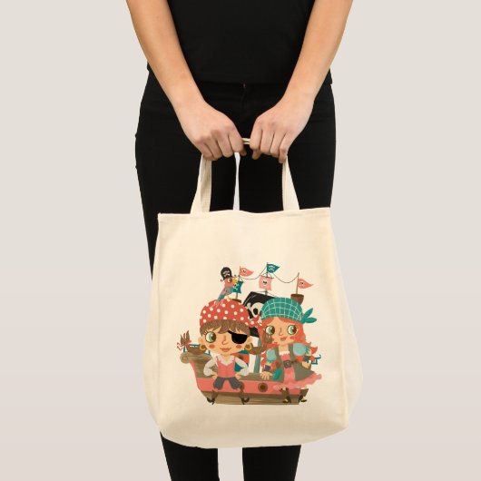 De Piraten van Girly Tote Bag (Voorkant (product))