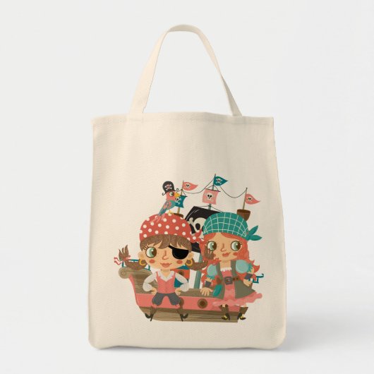 De Piraten van Girly Tote Bag (Voorkant)