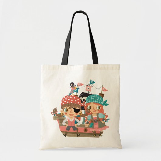 De Piraten van Girly Tote Bag (Voorkant)