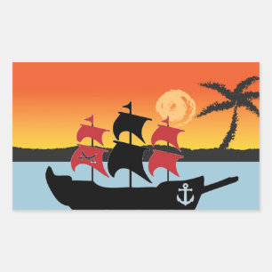 De piraten verschepen Sticker