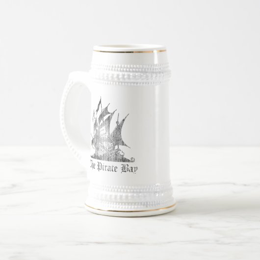 De piratenbaai bierpul (Voorkant links)