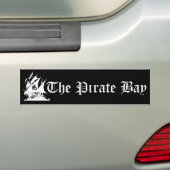 De piratenbaai bumpersticker (Op auto)