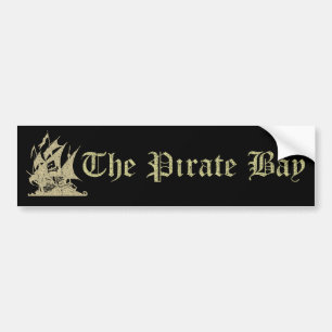 De piratenbaai bumpersticker