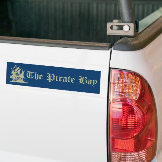 De piratenbaai bumpersticker (Op Truck)