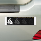 De piratenbaai bumpersticker (Op auto)