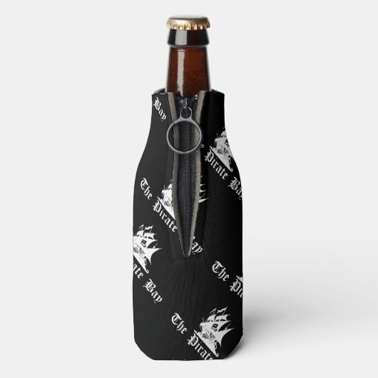 De piratenbaai flesjeskoeler (Fles Achterkant)