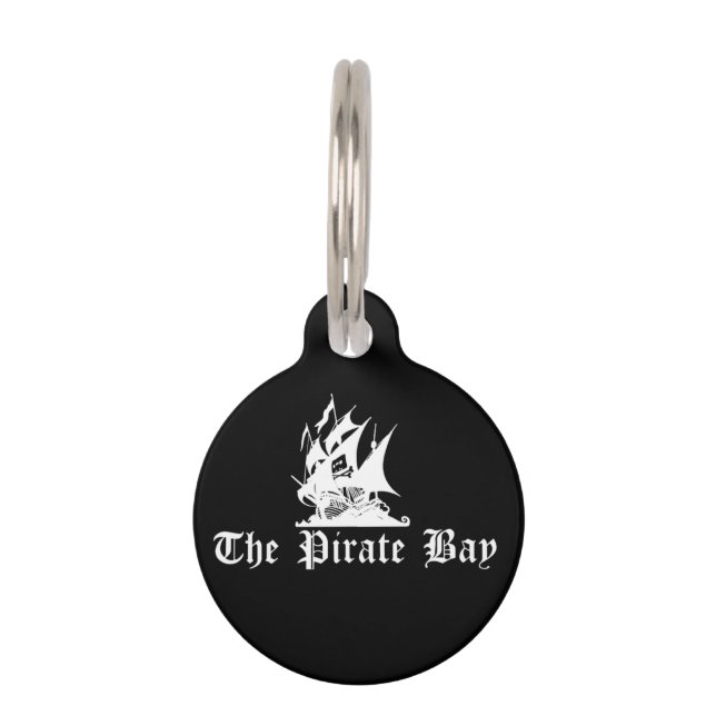 De piratenbaai huisdierpenning (Voorkant)