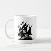 De piratenbaai koffiemok (Links)