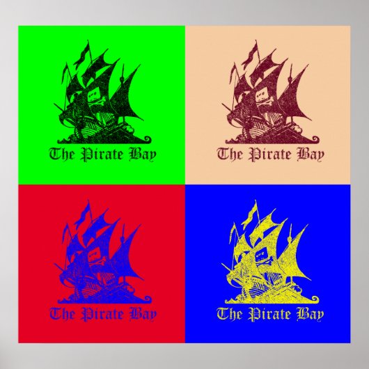 De piratenbaai poster (Voorkant)