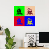 De piratenbaai poster (Thuiskantoor)