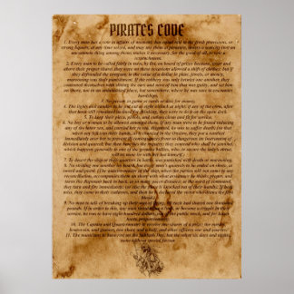 De Piratencode Poster