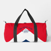 De Piste Club Red White Navy Peak Monogram Ski Plunjezak (Voorkant)
