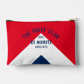 De Piste Club Rode Marine Custom Winter Ski Etui (Achterkant)