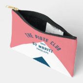 De Piste Club Roze Blauw Peak Custom Winter Ski Etui (Open)