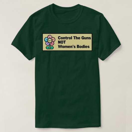 De Pistolen niet controleren T-shirt (Design voorkant)