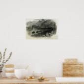 De pistolen omhoog brengen poster (Keuken)