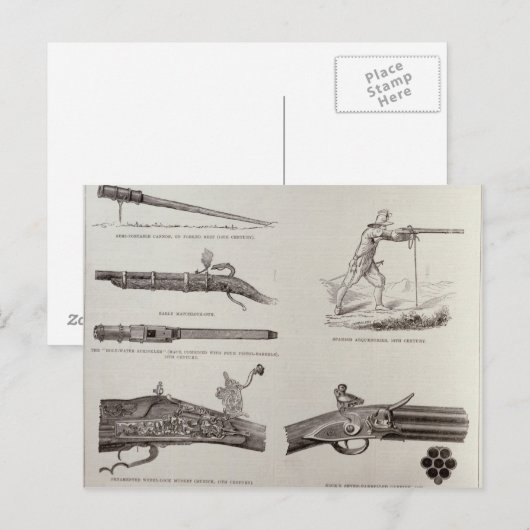 De Pistool en haar ontwikkeling Briefkaart (Voorkant / Achterkant)