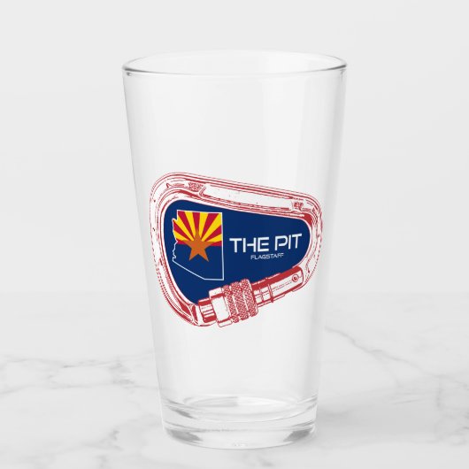 De Pit Flagstaff Arizona Klimkarabijnhaak Glas (Voorkant)