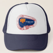 De Pit Flagstaff Arizona Klimkarabijnhaak Trucker Pet (Voorkant)