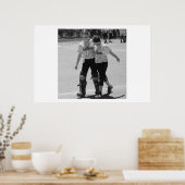 De Pitcher en haar Catcher Poster (Keuken)