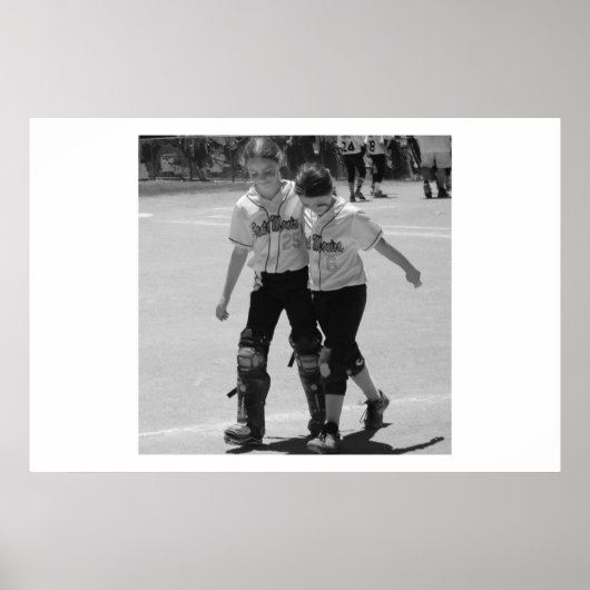 De Pitcher en haar Catcher Poster (Voorkant)