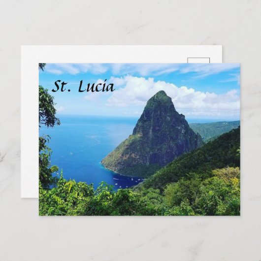 De Pitons Briefkaart (Voorkant / Achterkant)