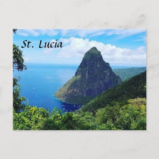 De Pitons Briefkaart (Voorkant)