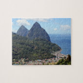 De Pitons en Soufriere Legpuzzel (Horizontaal)