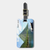 De Pitons op Saint Lucia Bagagelabel (Voorkant verticaal)