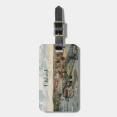 De Pittsburgh Point 1931 Bagagelabel (Voorkant verticaal)