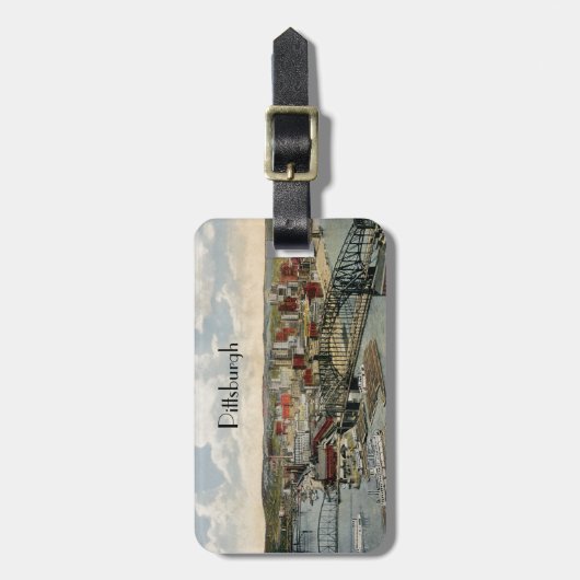 De Pittsburgh Point 1931 Bagagelabel (Voorkant verticaal)