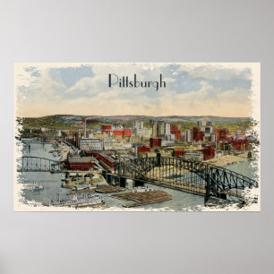De Pittsburgh Point 1931 Canvas Print