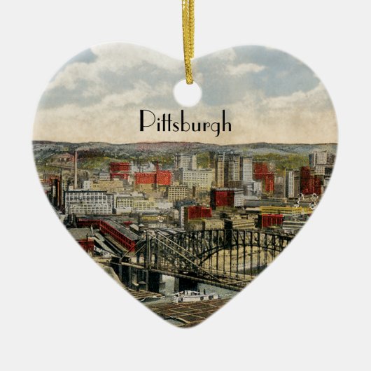 De Pittsburgh Point 1931 Keramisch Ornament (Voorkant)