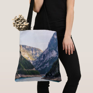 De Piva-rivierkanjon in het noorden van Montenegro Tote Bag