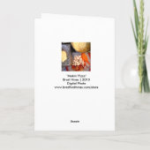 De Pizza maken | WENSKAART Kaart (Achterkant)