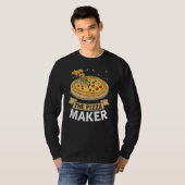 De Pizza Maker Fastfood Kaas Korst Liefde T-shirt (Voorkant volledig)